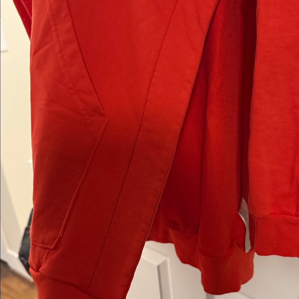 Orange Hoodie Sweatshirt Dress - Picture 7 of 11